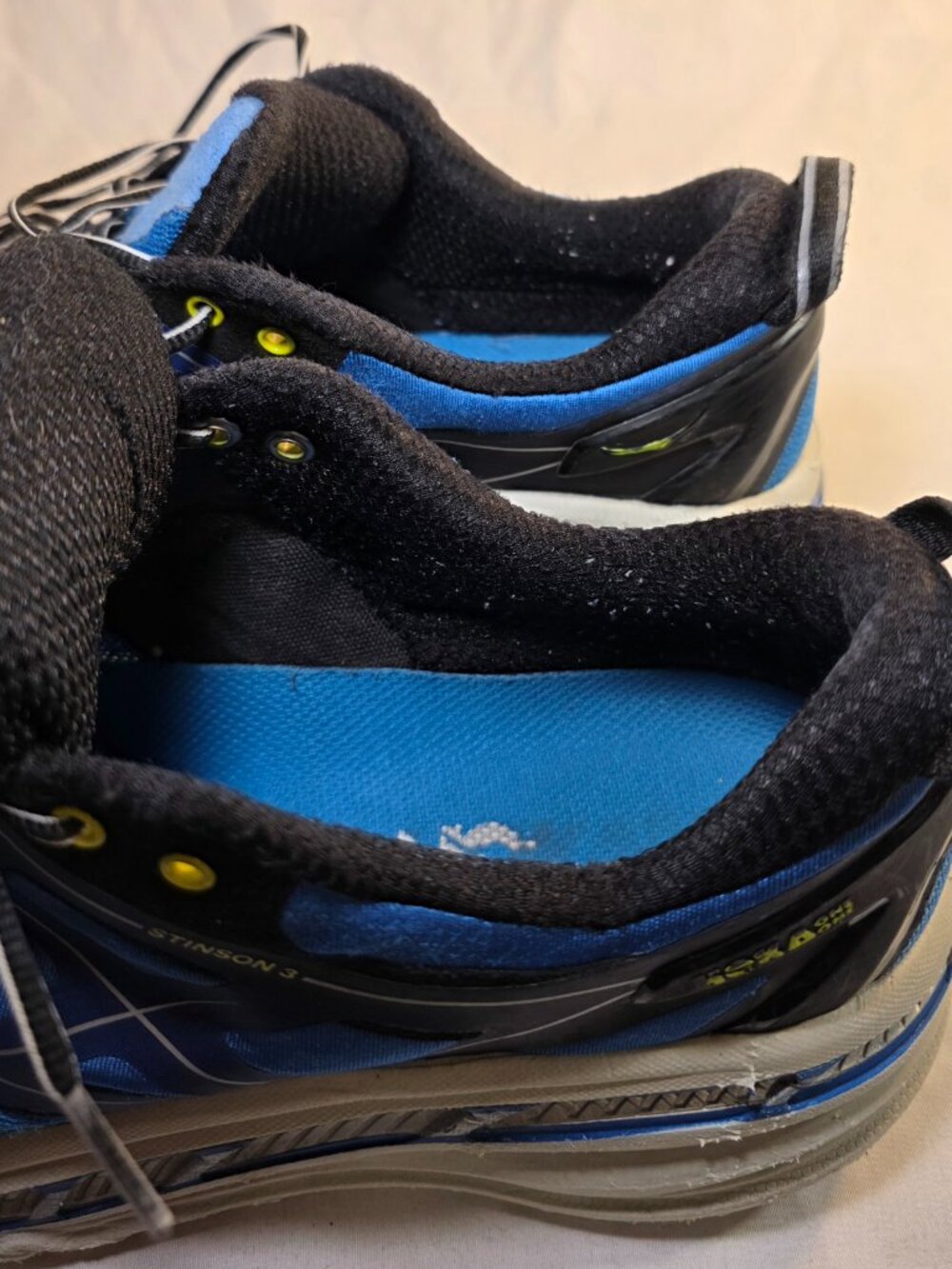 Hoka One One Stinson 3 ATR Trail Running Shoes Blue and Black See Desc for Size - Picture 13 of 16